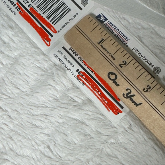 2000 USPS Label 888 400 Tracking Number Barcode Stickers Postage Stamps - Picture 4 of 5